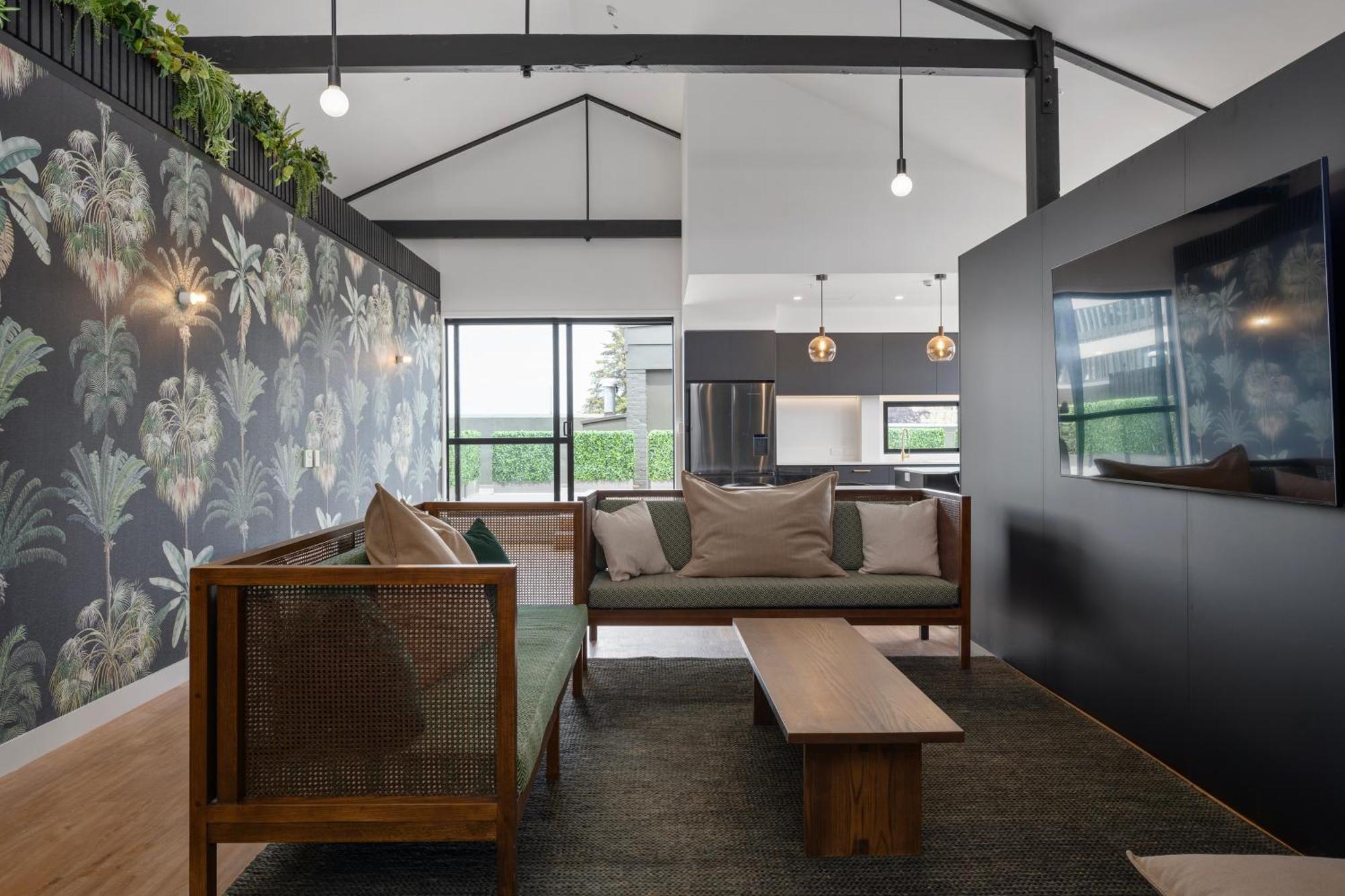 The Chamberson 호텔 더니든 외부 사진 The lounge at the 19th floor of the building