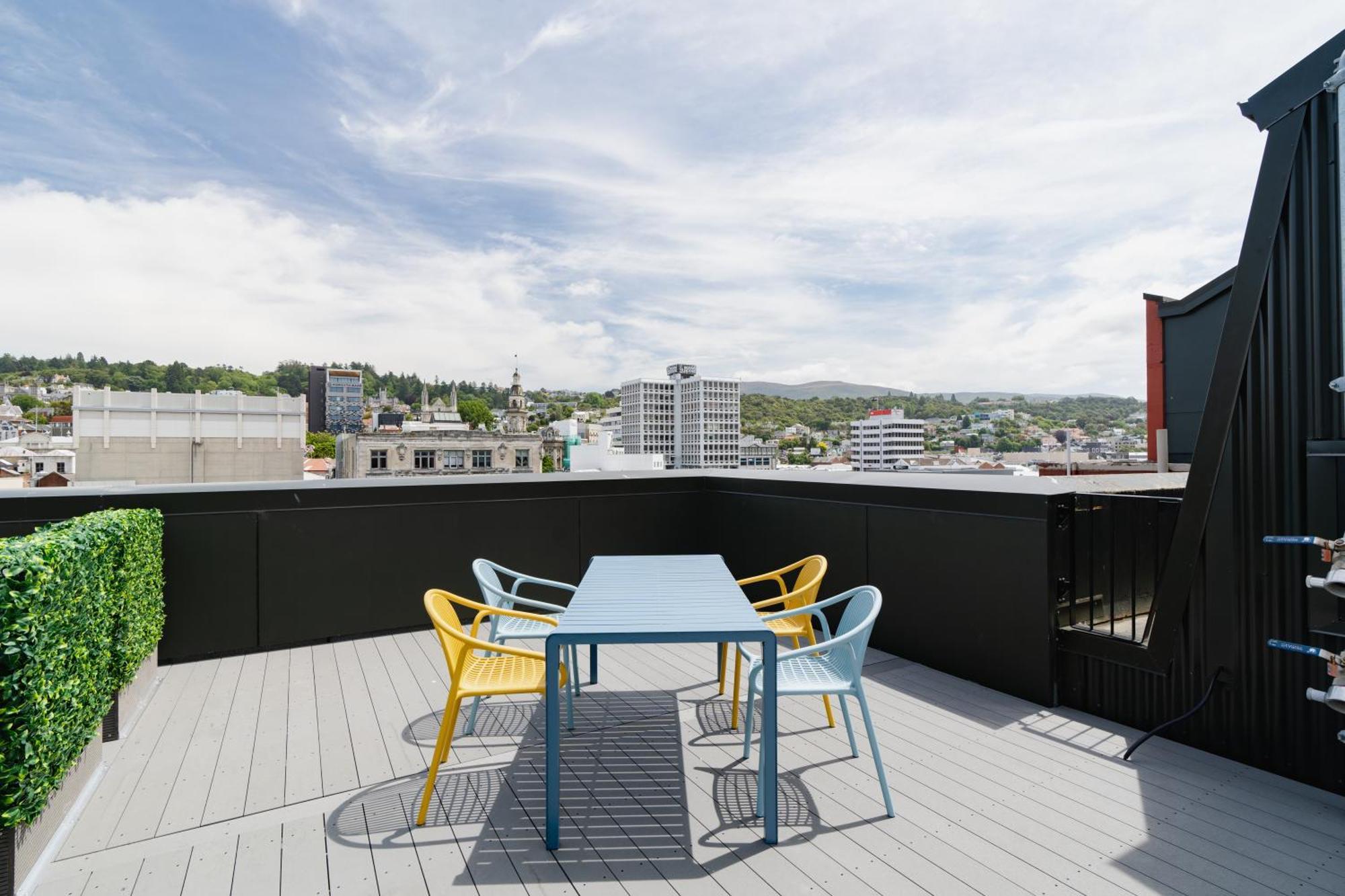 The Chamberson 호텔 더니든 외부 사진 Rooftop terrace